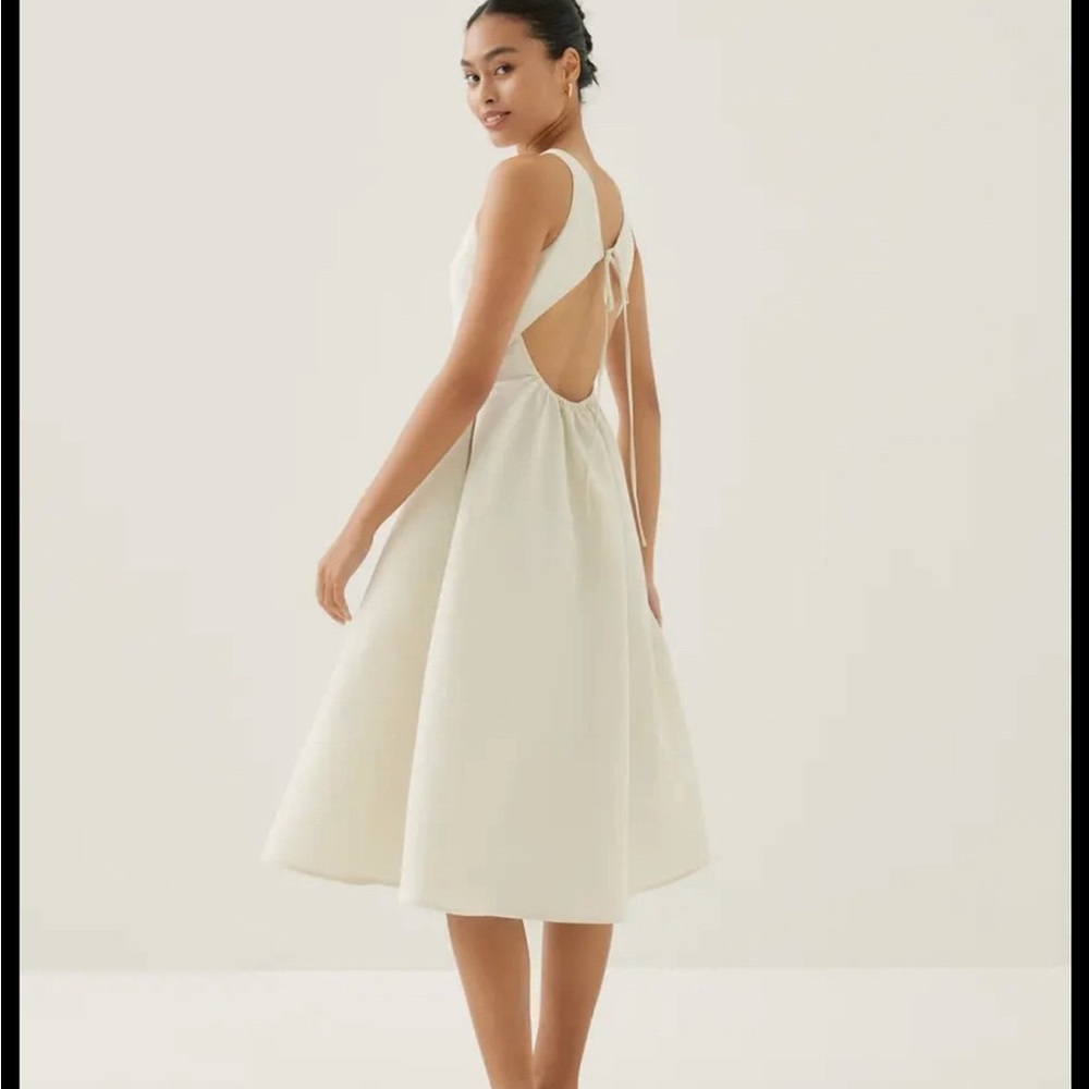 Love Bonito Jica Padded Fit & Flare Midi Dress - new - small